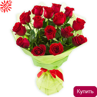 Букет красных роз Блеск