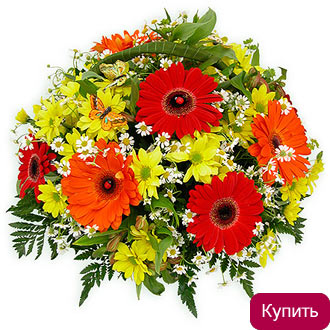 Корзина с цветами в Томске