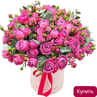 цветы в коробке в Томске