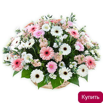 Цветы в корзине с доставкой в Томске